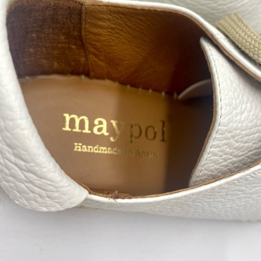 Anthropologie Maypol White Leather Espadrilles
Size 9 Women Shoe NWOT - Picture 5 of 8